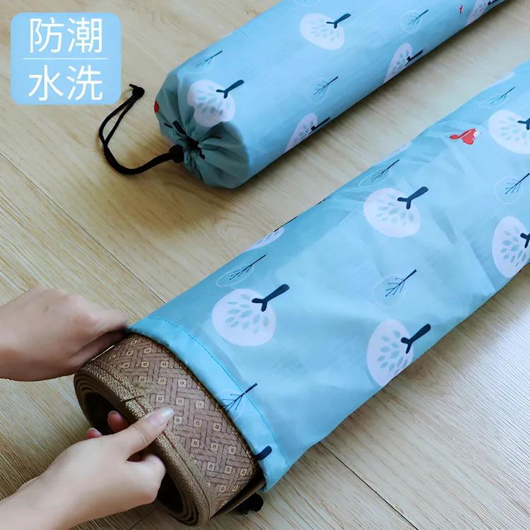 加厚牛津布防水便携竹席套装直筒草席的袋子席子防尘袋出行好物