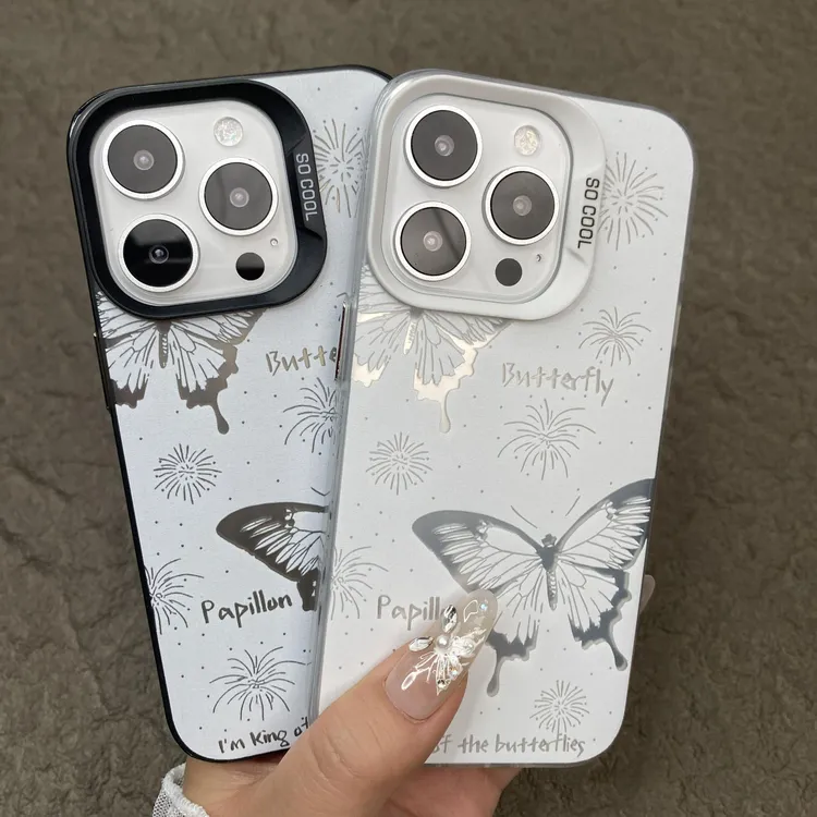 线条蝴蝶适用于苹果/华为/OPPO/VIVO/荣耀/红米/潮牌手机壳