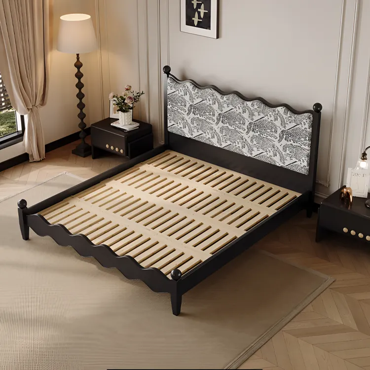 美式法式简约双人床公主法式简约酒店奢华主卧室大床出租别墅家用