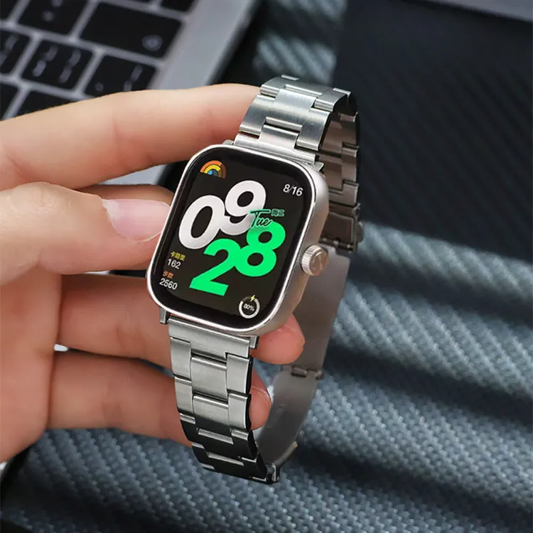 适用红米Redmi watch5/4/3表带三株侧拆小米9/8pro小蛮腰时尚腕带