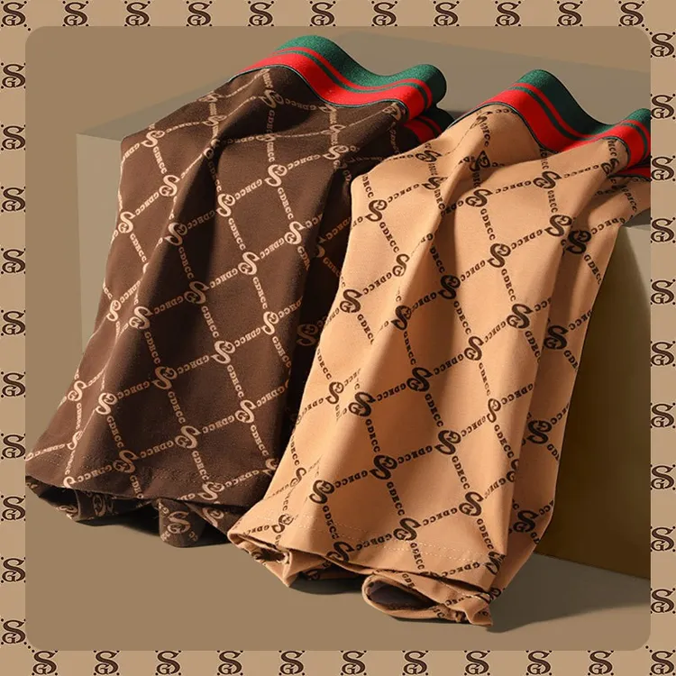 【情人节送男友的礼物】夏男士纯棉印花舒适时尚潮流大码短裤个性