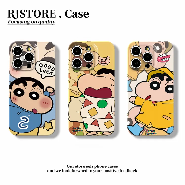 奥菲顿可爱蜡笔小新适用iphone1615菲林手机壳华为vivo小米oppo套