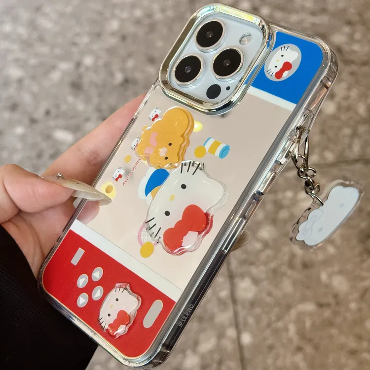 凯蒂游戏机适用苹果iphone小米15/14/13promax防摔vivo华为oppo手