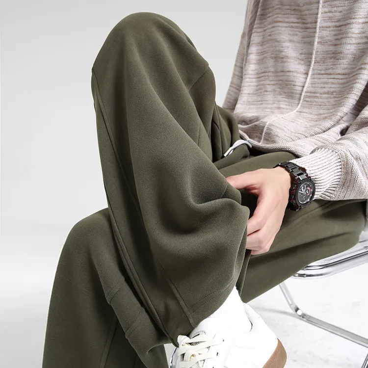 优桓直筒裤子男款春秋新款阔腿运动裤宽松裤男士夏季卫裤休闲长裤