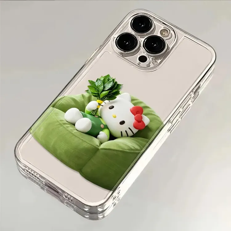 凯蒂猫柚子叶适用iphone17苹果16手机壳小米OPPO华为VIVO荣耀一加