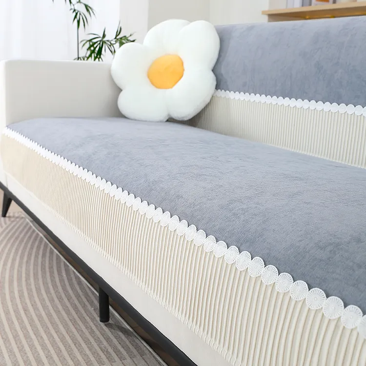 钢琴键沙发垫四季通用沙发套罩全包防滑跑坐垫夏冬直排靠背盖布巾