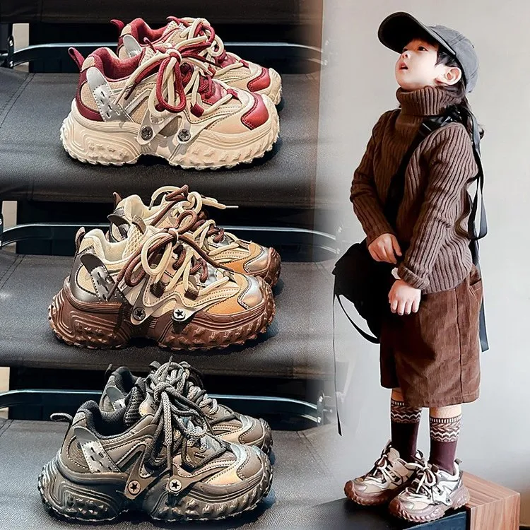 儿童运动鞋冬鞋男童鞋秋冬款2025新款女童鞋子冬季加绒男孩二棉鞋