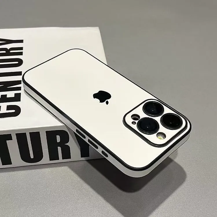 高级素皮适用苹果16promax手机壳iPhone15镜头膜14轻奢13防摔壳12