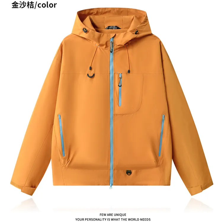春秋防水户外冲锋衣夹克ol外套软壳衣男女同款防风户外登山服情侣