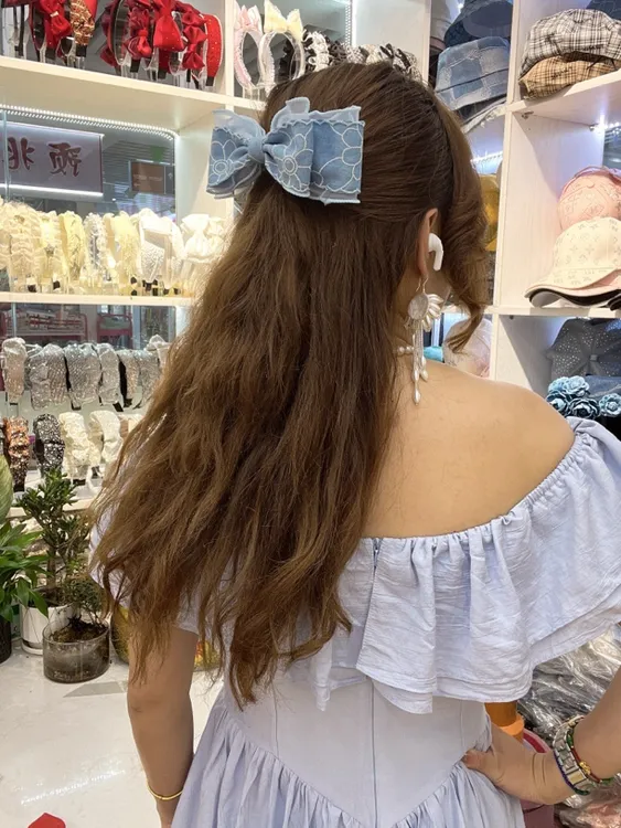 女鸭嘴夹气质抓夹度假风原创设计发夹夹子发卡韩版头饰仙女森系