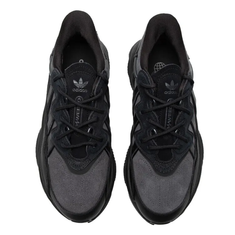 adidas/阿迪达斯情侣休闲鞋新款OZWEEGO厚底运动鞋黑灰百搭款