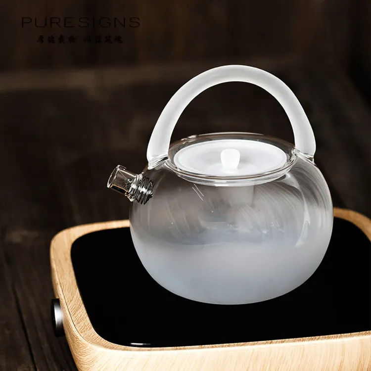 云雾玻璃茶壶大容量加厚煮茶壶电陶炉烧水煮茶家用日式泡茶提梁壶
