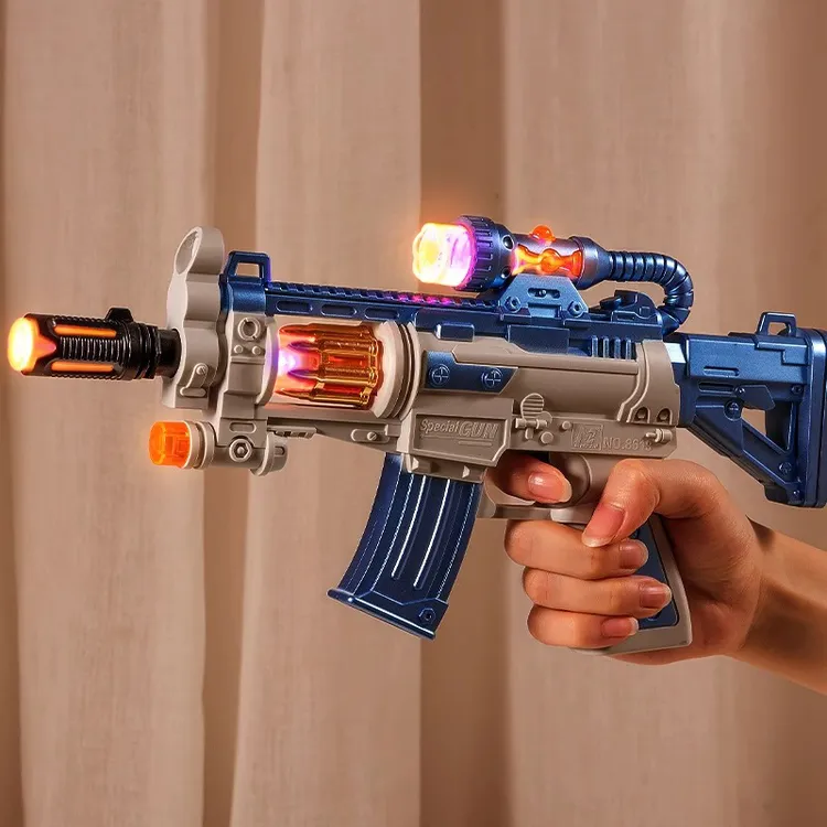 儿童小玩具枪义乌夜市地摊商品广场摆摊批发发光礼品声光枪男女孩商品图