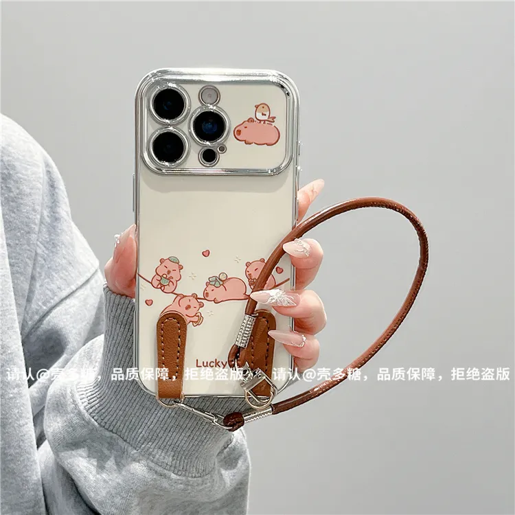 电镀大视窗适用苹果17iPhone/华为荣耀/OPPO/VIVO/小米手机壳爆款