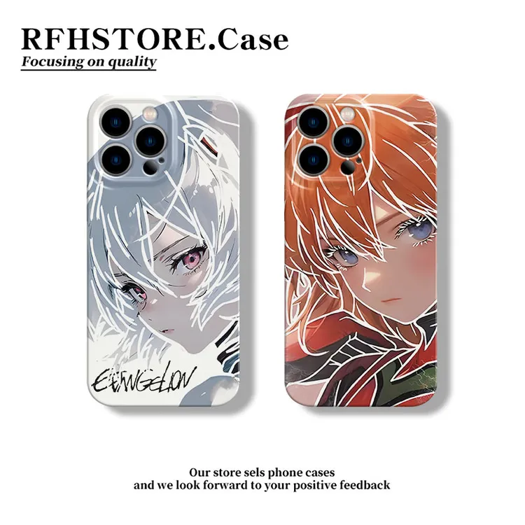 ZMGX绫波丽明日香适用iPhone16菲林手机壳华为vivoppo小米13动漫