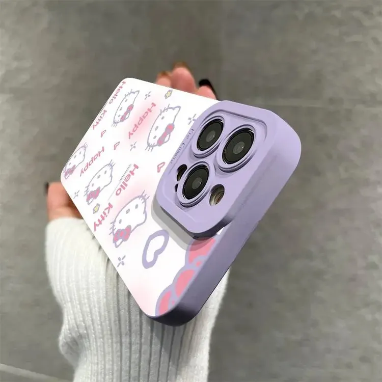 哈喽凯蒂猫适用苹果15Promax手机壳iPhone14/12/11/13防摔16可爱