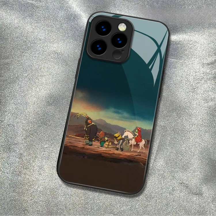 浪浪山小妖怪适用于苹果/华为/OPPO/VIVO/小米玻璃黑色防摔手机壳