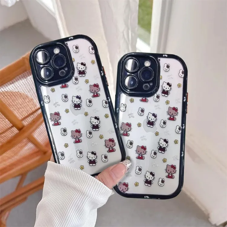 满屏Kitty奶油壳新款适用苹果16Pro手机壳iPhone15max11小米14华