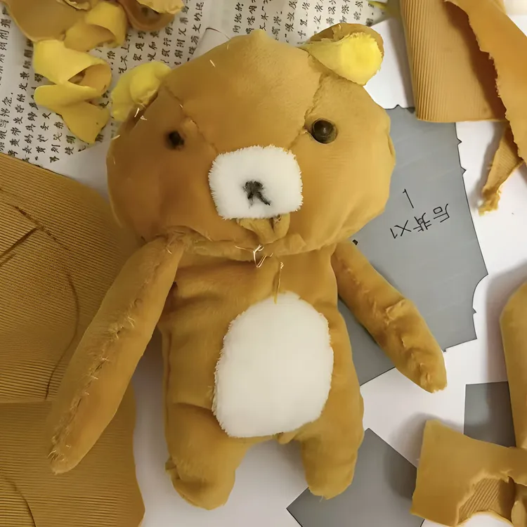 【1·5包邮】轻松熊可爱手做自缝轻松熊挂件手工diy材料包汽车小摆件