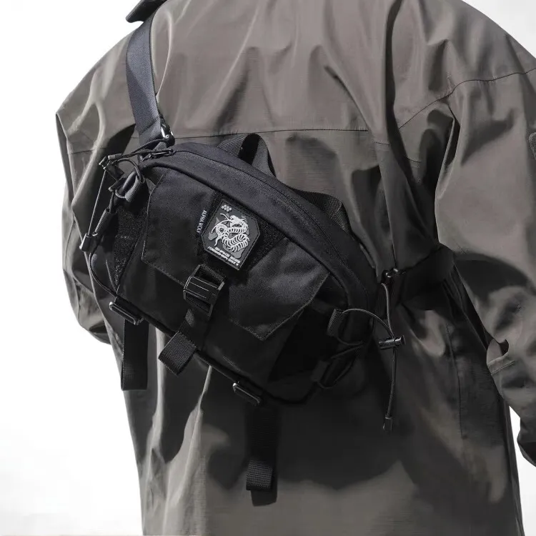 雀跃二代多功能通勤单肩户外斜挎包户外斜挎包腰包胸包潮流肩包