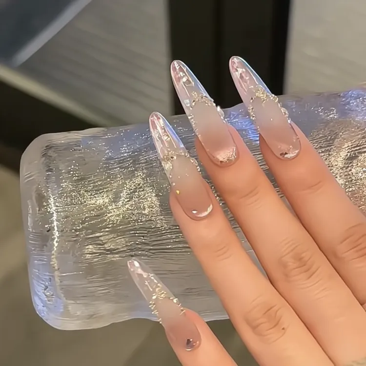 【欧泊之恋】纯手工穿戴甲美甲穿戴甲片中长款网红指甲片高质量成品