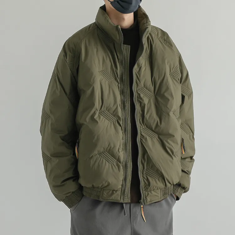 日系棉服男冬季美式潮牌宽松立领加厚飞行员夹克男士休闲棉袄