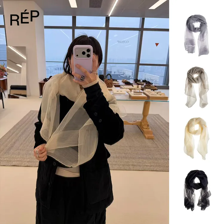 REP-EPISSAGE设计师品牌 Velin 薄透丝巾 26FW新款