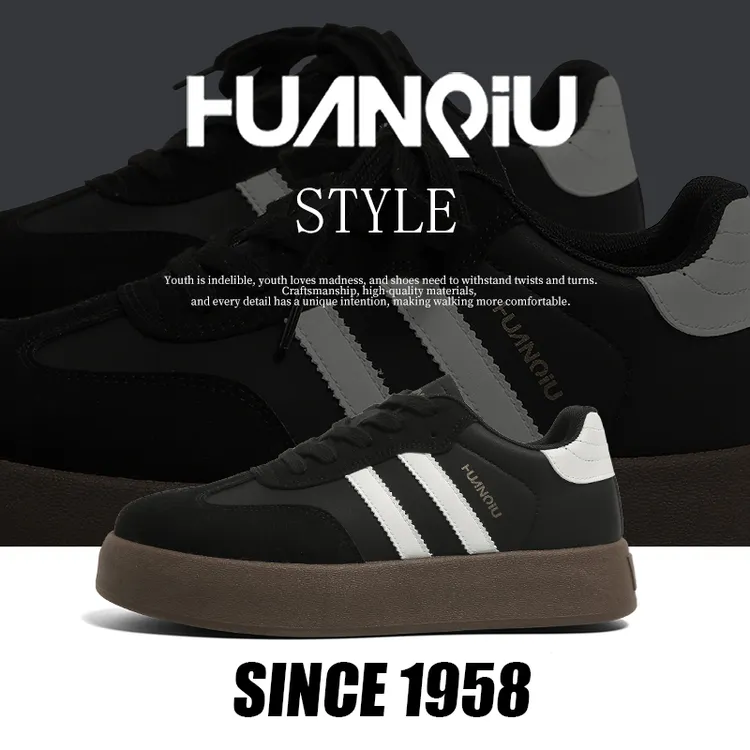 环球德训鞋子男款爆款2025新款秋季男女款百搭板鞋干净感痞帅男鞋