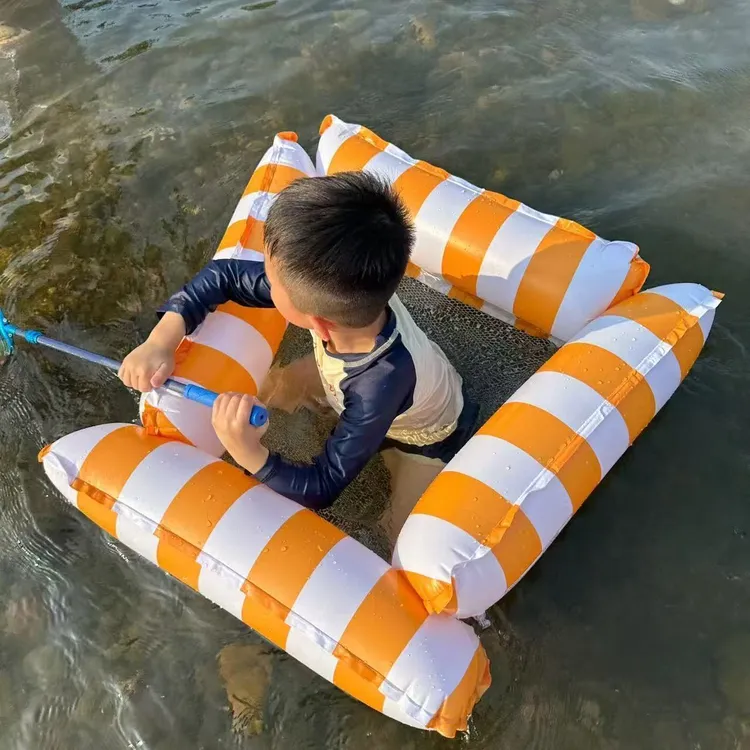 游泳漂浮神器水上吊床沙滩浮床浮排成人充气沙发漂浮板玩具游泳圈