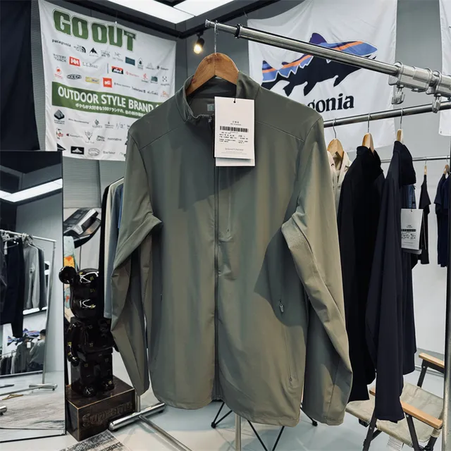 迪平替速干透气耐磨高弹男士运动户外骑行垂钓越野跑休闲夹克外套