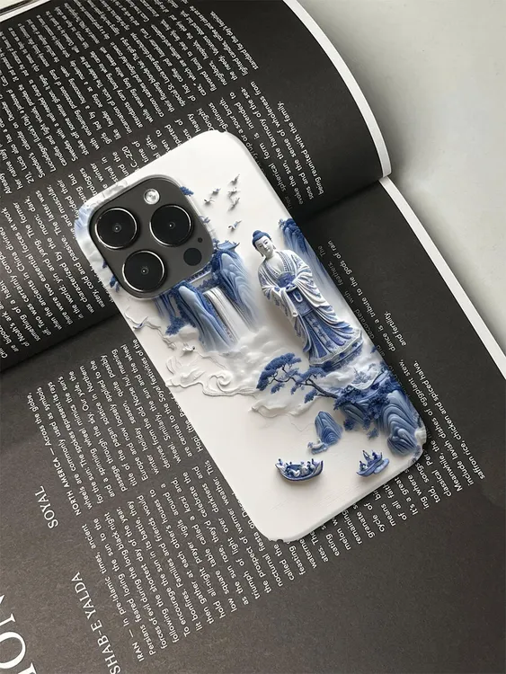 民族风手机壳适用于苹果16promax小众个性简约ins艺术轻薄15/14