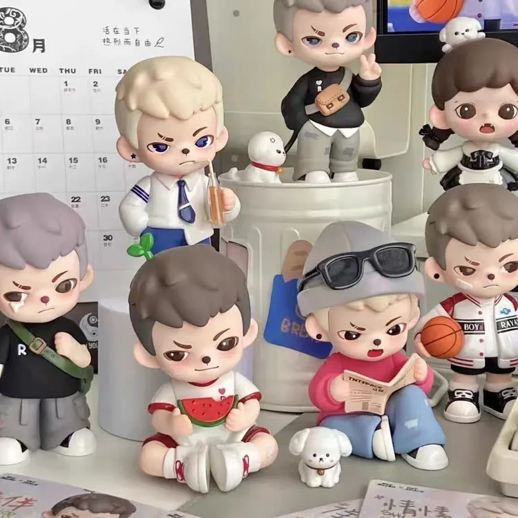 潮玩手办盲盒泡泡tnt年少时光Boy Rayan二代男生日礼物摆件玩具