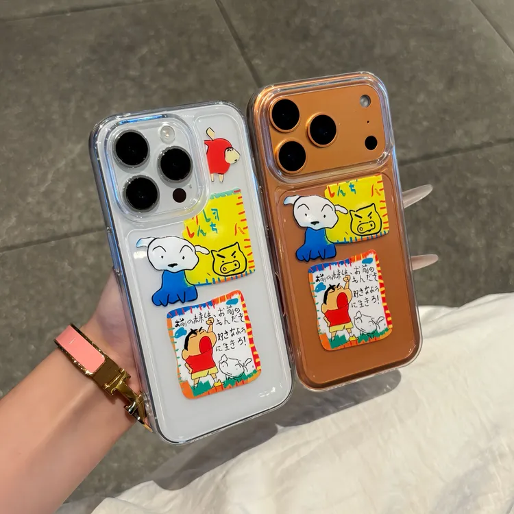 拼接小白小新适用iPhone17苹果16/15/14手机壳华为vivo小米oppo软