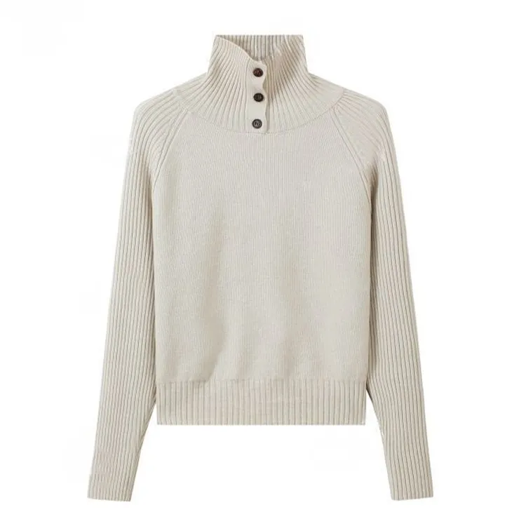 时尚减龄显瘦百搭针织衫2025年秋冬季小个子新款休闲宽松遮肚上衣