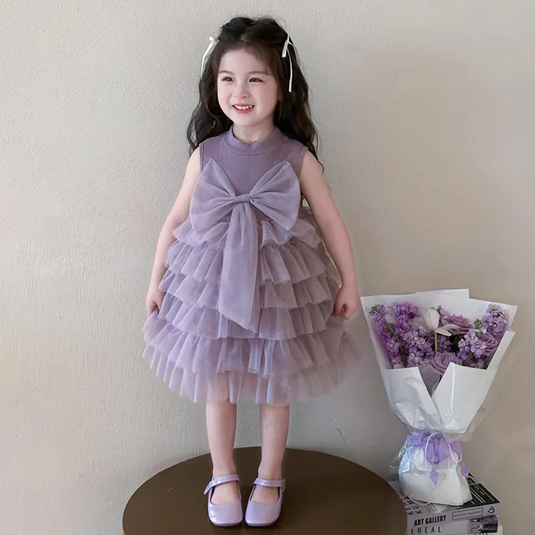 女童夏季连衣裙2025新款儿童洋气公主裙网纱裙子高级