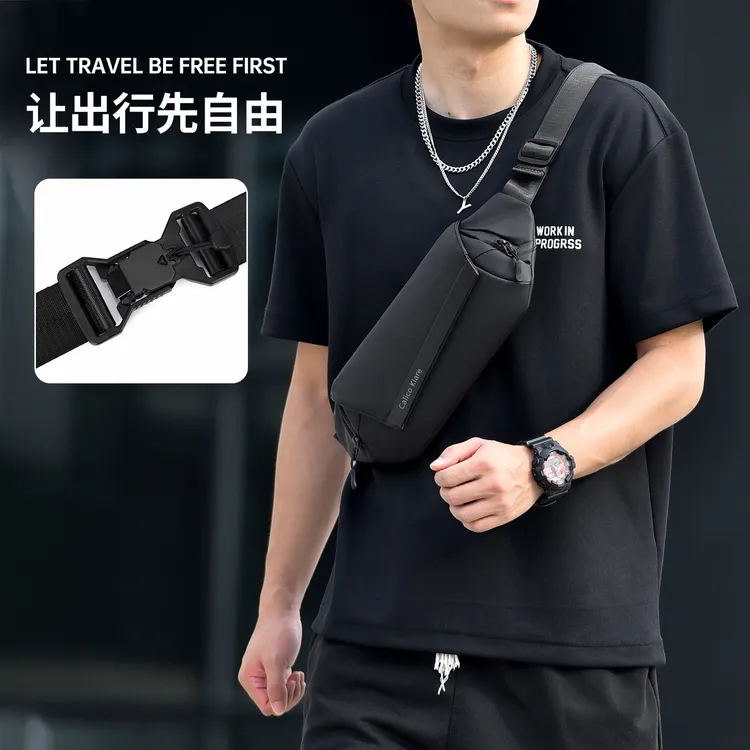 CalicoKlare骑行机能风斜挎包运动腰包男商务通勤户外潮流包腰包