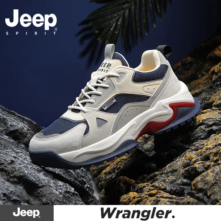 JEEPSPIRIT时尚男鞋官方正品运动鞋春季新款男士百搭休闲鞋子
