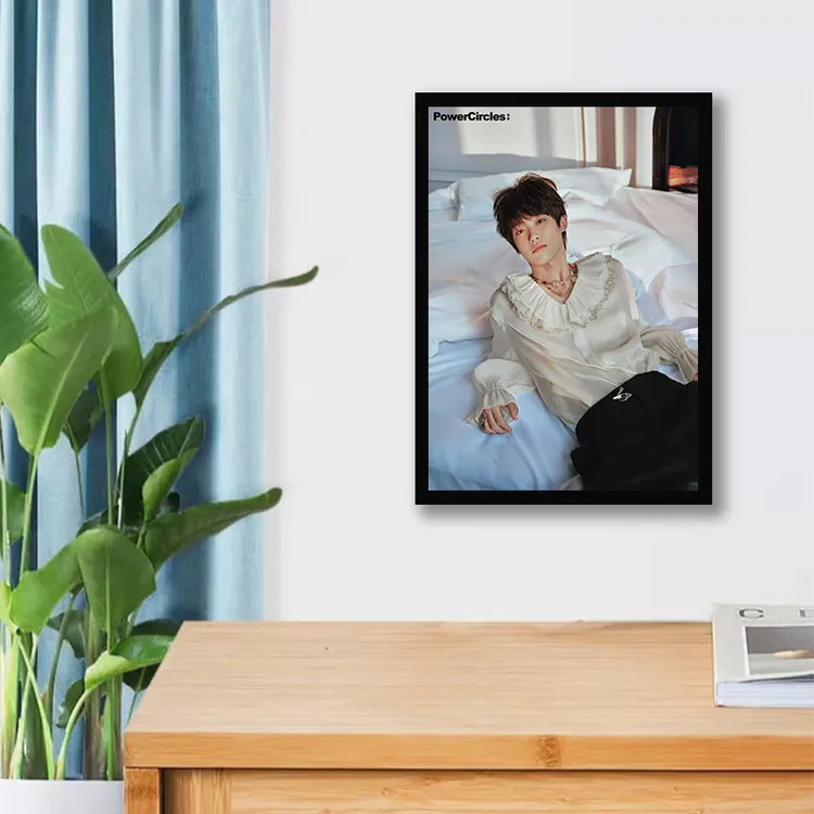 梓渝专属海报木制亚克力明星相框