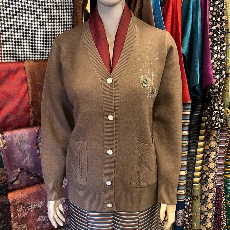 新款毛衣加绒加厚