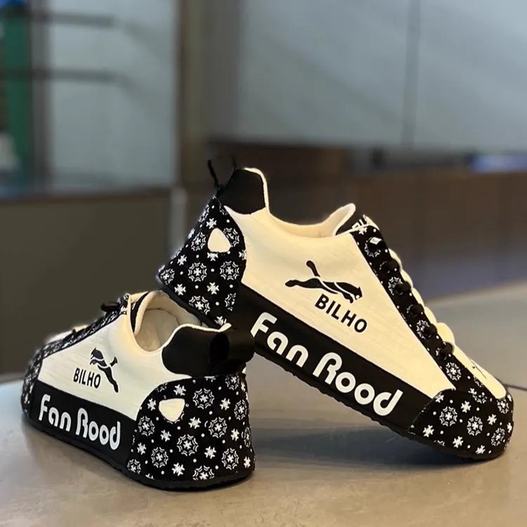 【香港QXWB&Shoes官方正品】低帮厚底休闲板鞋男士2025秋季皮面男鞋