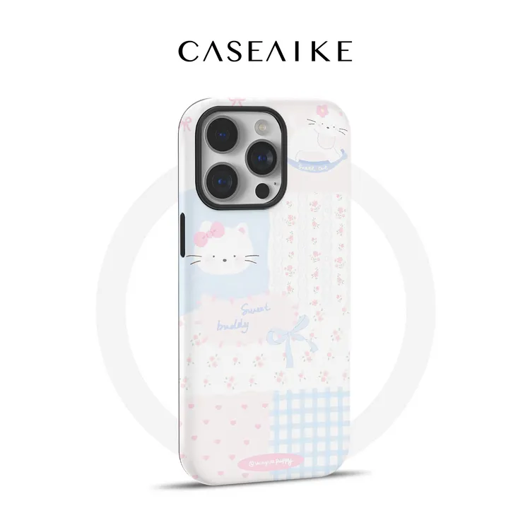【拼接Kitty猫】菲林磁吸壳适用苹果16防摔iphone13/4promax全包15