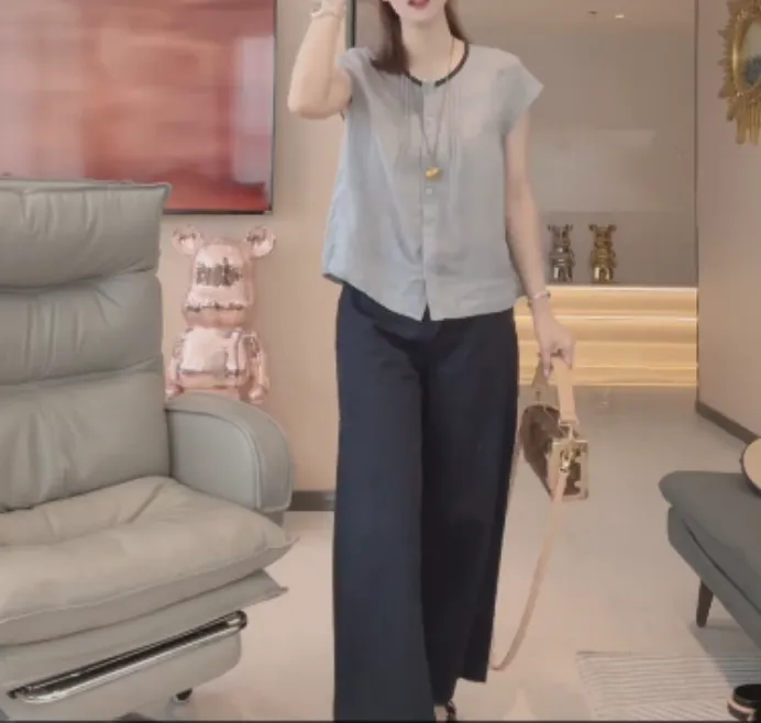 2025夏季时尚潮流百搭精品女装青VE99