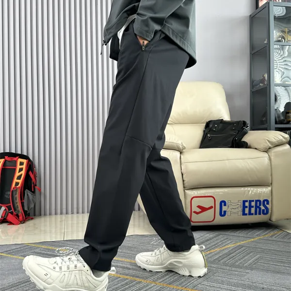 6691男款休闲裤运动长裤户外登山软壳速干裤宽松高弹透气