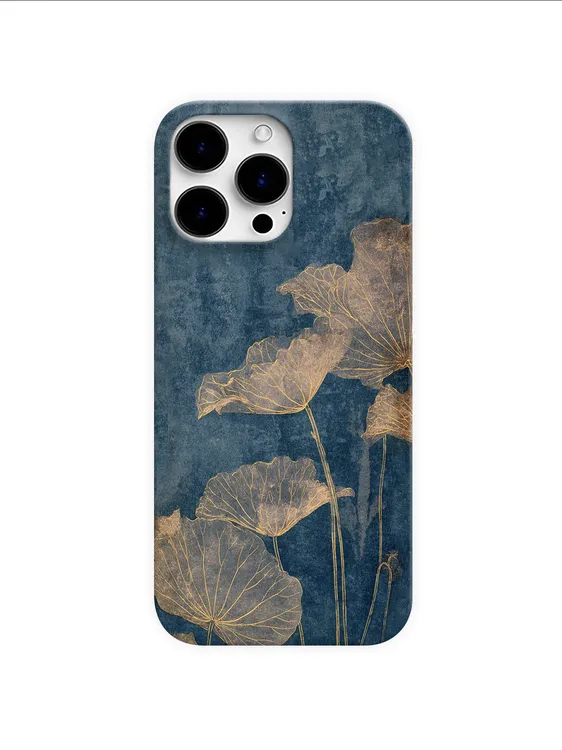 牛仔刺绣荷花苹果16promax手机壳华为mate荣耀vivo小红米oppo一加