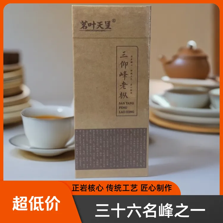 茗叶天呈三仰峰老枞18克1品鉴2泡装福建武夷山岩茶大红袍肉桂水仙