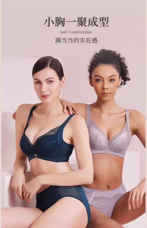 奥丝蓝黛内衣文胸正品专柜羽棉厚A杯软钢圈小胸聚拢调整上托5819