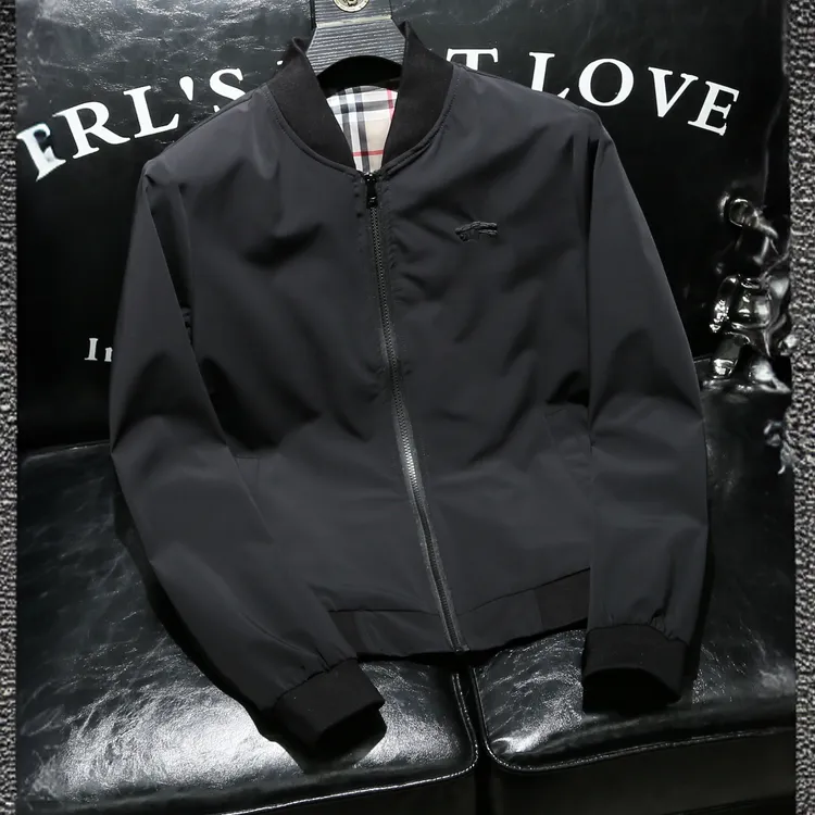 WICESANT乌茨森特飞行夹克男春秋2025新款潮流修身棒球领男士外套