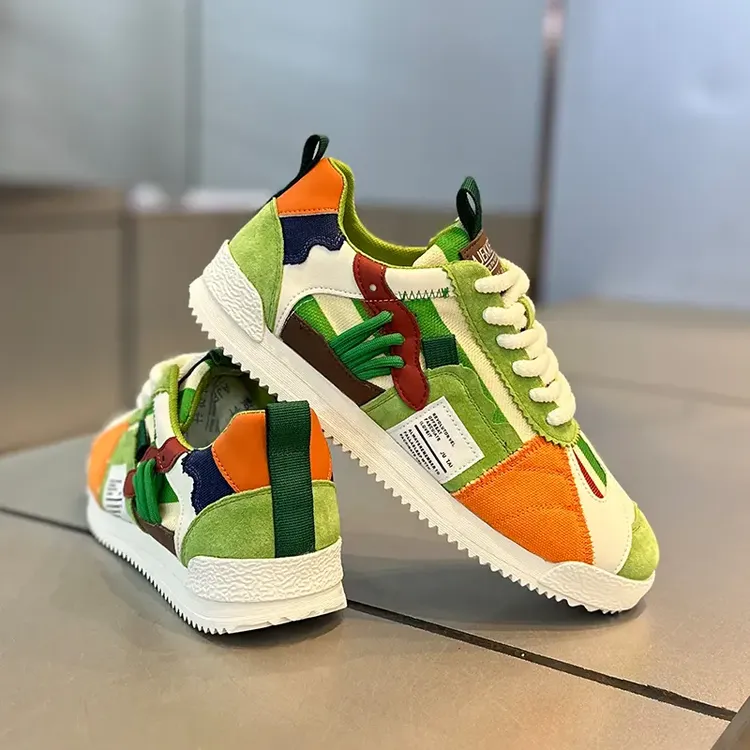 2025男士休闲运动鞋透气软底阿甘鞋韩版青年百搭时尚德训四季板鞋