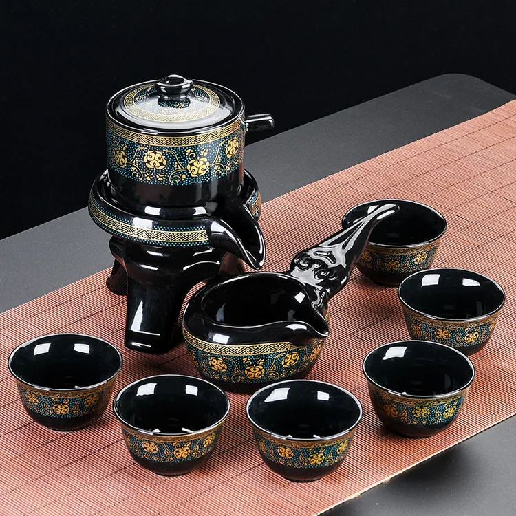 专用茶具套装懒人整套家用中式公道杯功夫茶杯一整套陶瓷自动茶具