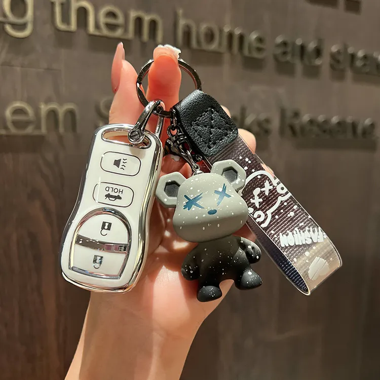 适用经典轩逸日产可爱新骊威D50启辰R30 NV200汽车个性女神钥匙壳
